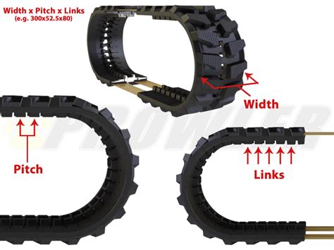 how to tell what track size for mini excavator|mini rubber track dimensions.